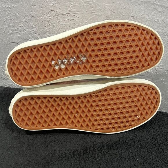 🔥 Vans Old Skool Woven Check Spanish Villa Suede Canvas Shoes Women Sz 10 - EUC - Picture 8 of 13